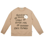 Empty Reference Camel Flower Print Sweater