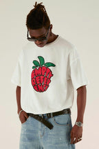 Empty Reference Strawberry Foam Logo Tee