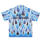 Empty Reference Flame Gradient Logo Cuban Shirt