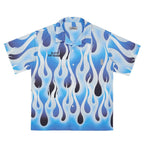 Empty Reference Flame Gradient Logo Cuban Shirt