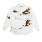 Empty Reference Burning Print L/S Shirt
