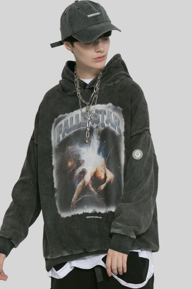 Observer Lab Fallen Star Washed Hoodie