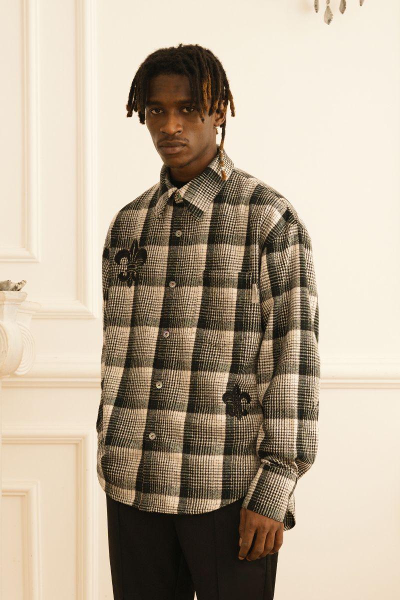 Empty Reference Plaid Woolen L/S Shirt