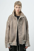 Unknown World FW19 Suede Moto Jacket