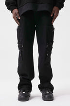 STEEPC Multi Pocket Straight Jeans