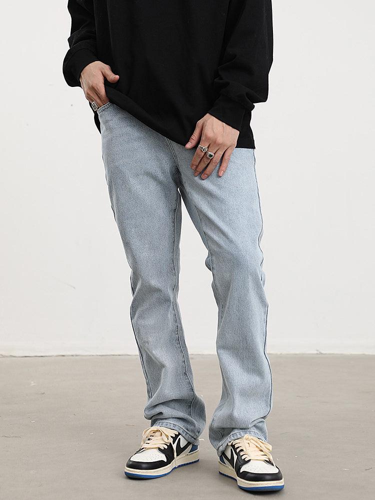 CZ Washed Flared Jeans