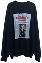 Unknown World Horror Loose Stitched Sweater