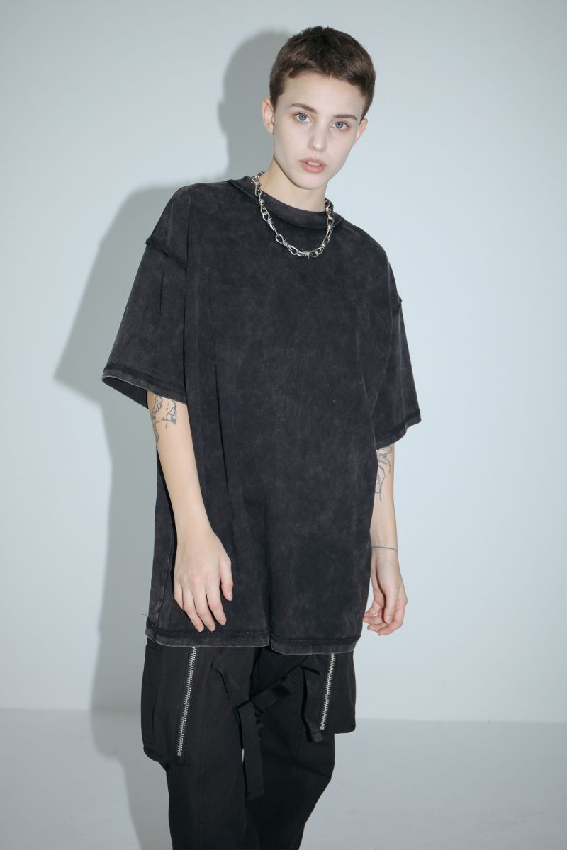 Unknown World Old Black Washed Tee