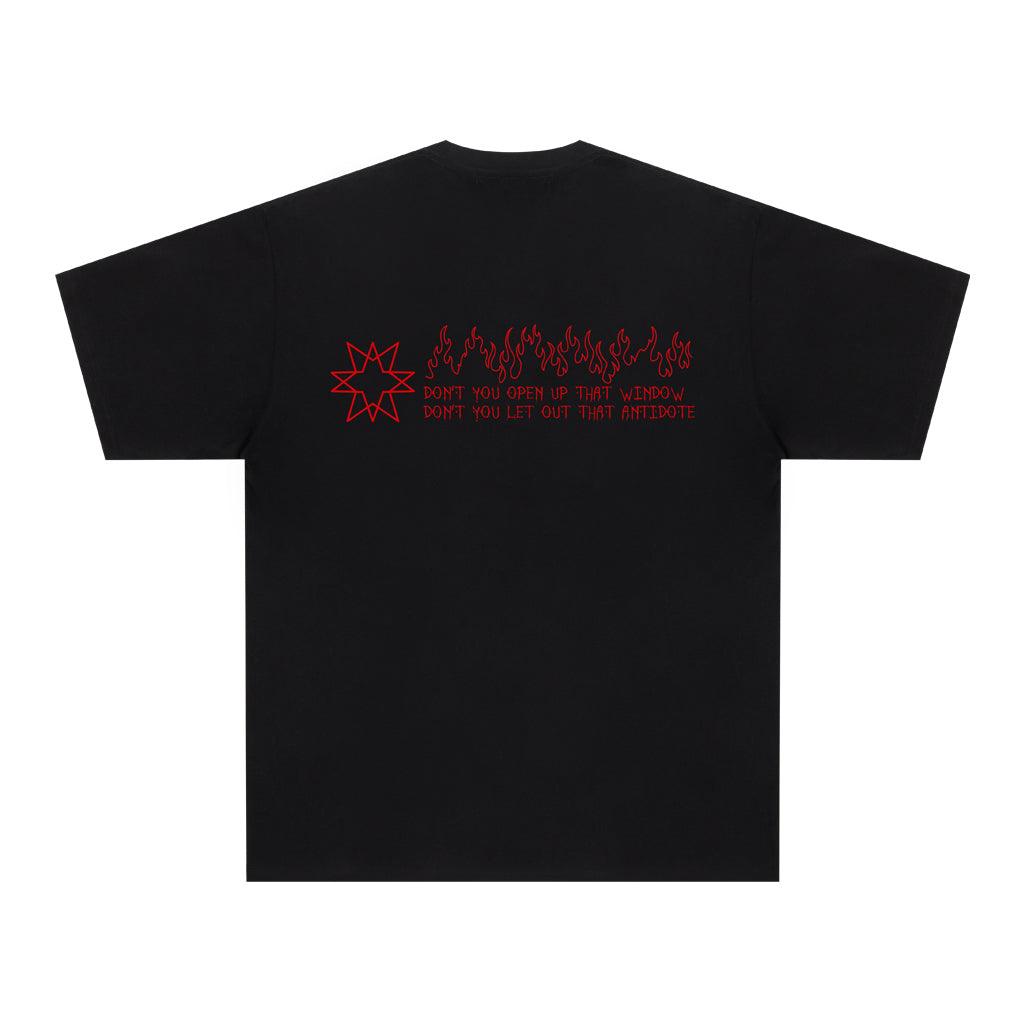 Antidote Devil Print Logo Tee