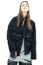 Unknown World Distressed Jeans Jacket
