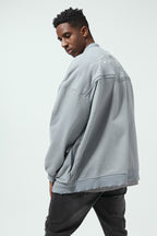 STEEPC Embroidered Logo Cardigan Jacket