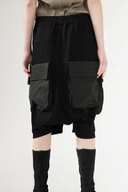 Unknown World Logo Drawstrings Shorts