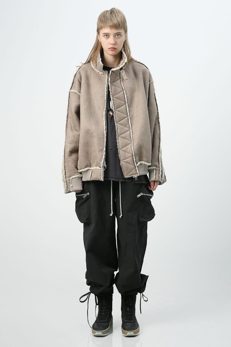 Unknown World FW19 Suede Moto Jacket
