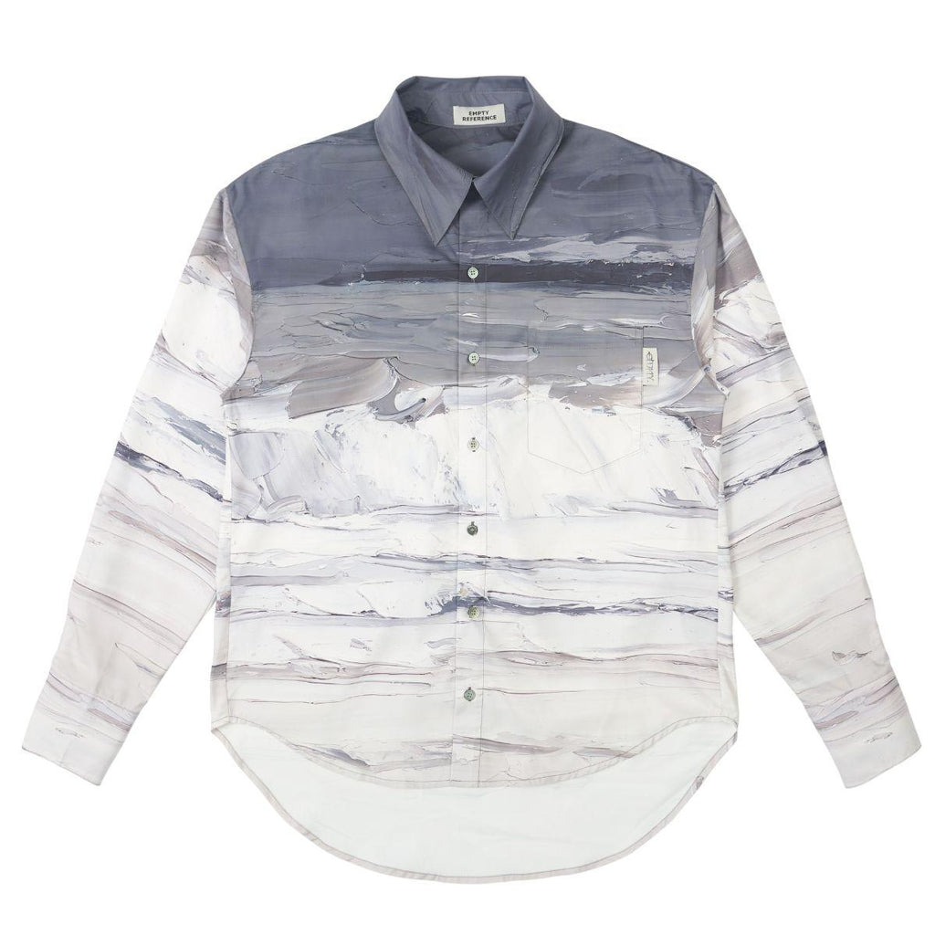 Empty Reference Beach Oil Painting Long Sleeve Shirt