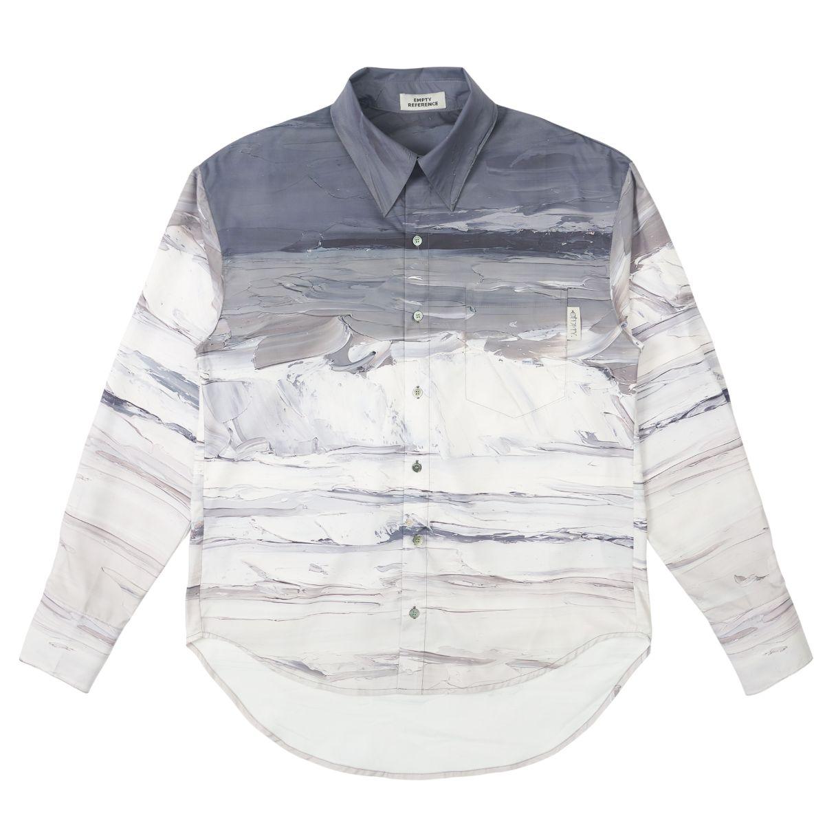 Empty Reference Beach Oil Painting Long Sleeve Shirt