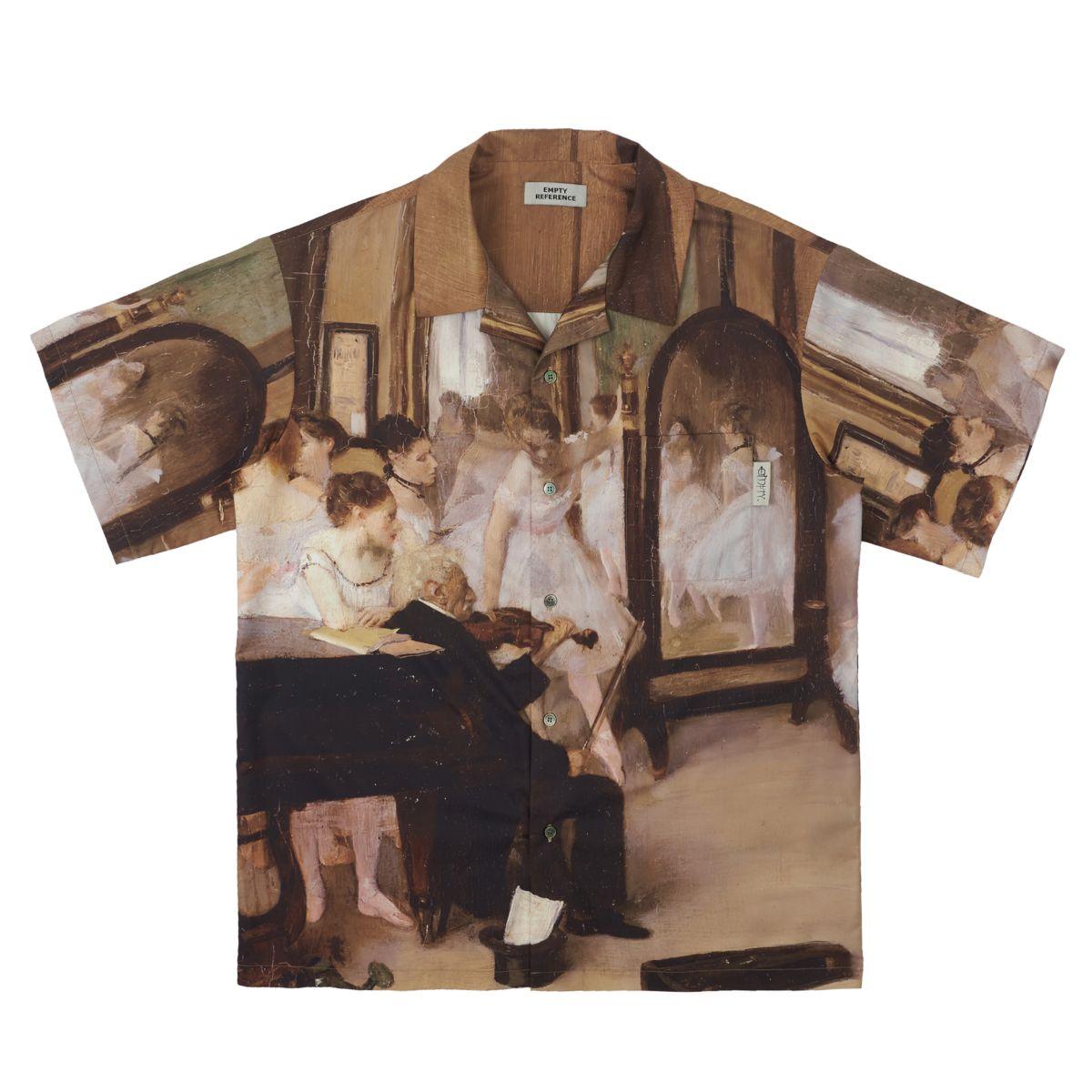 Empty Reference Ballet Oil Painting Cuban Shirt
