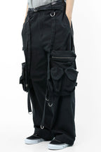 Unknown World Washed Old Removable Pocket Trousers