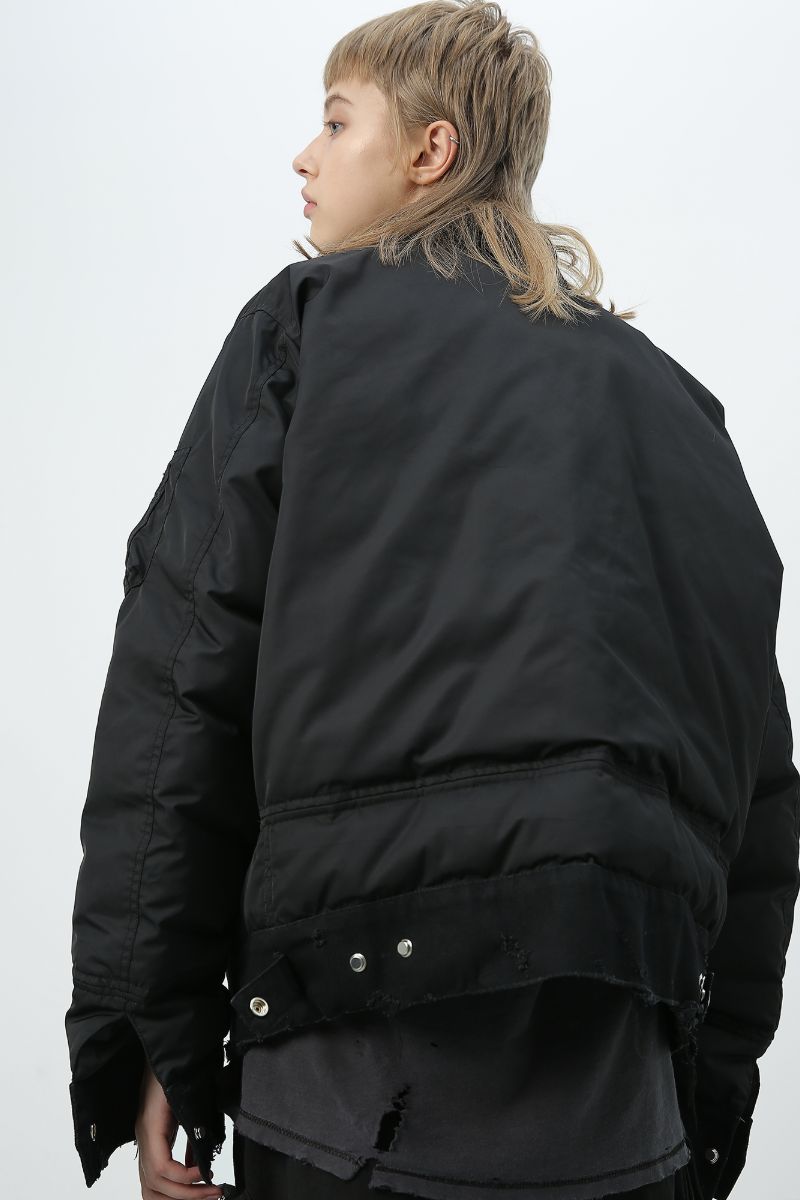 Unknown World Jeans Stitching Down Jacket