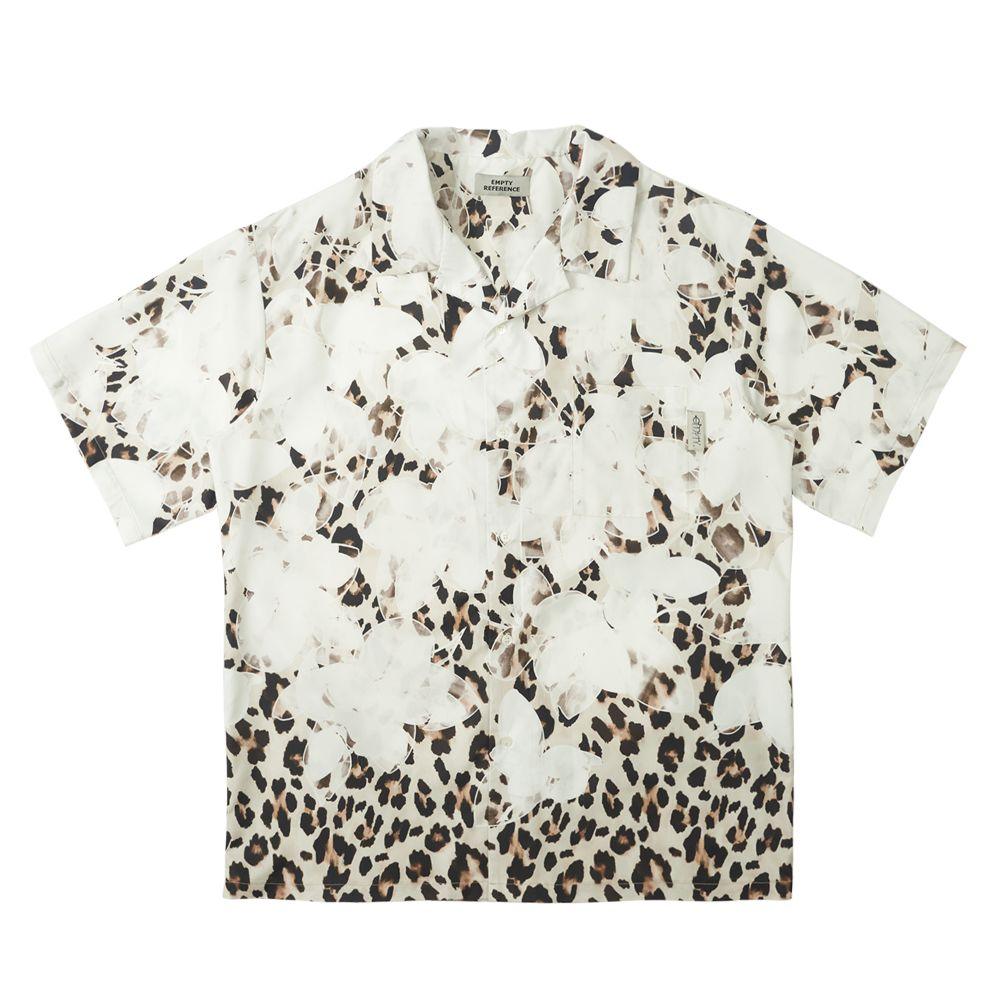 Empty Reference Leopard Pattern Cuban Shirt