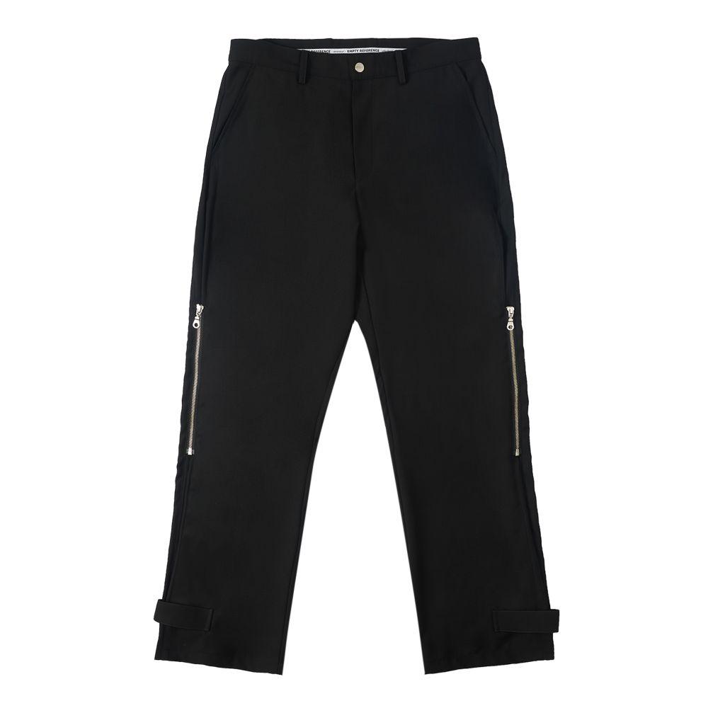 Empty Reference Zipper Adjustable Casual Pants