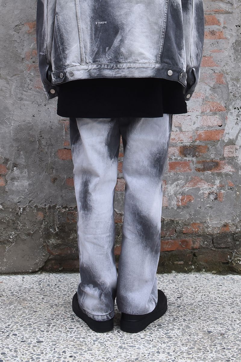 STEEPC Natural Washed Loose Jeans
