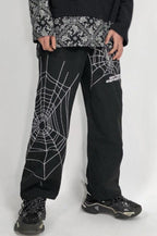 CZ ED Embroidered Spider Web Trousers