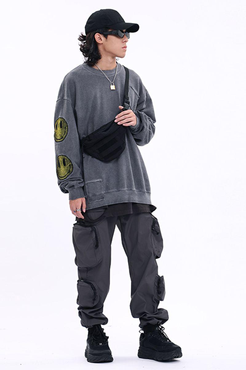 CZ Smile Washed Sweater
