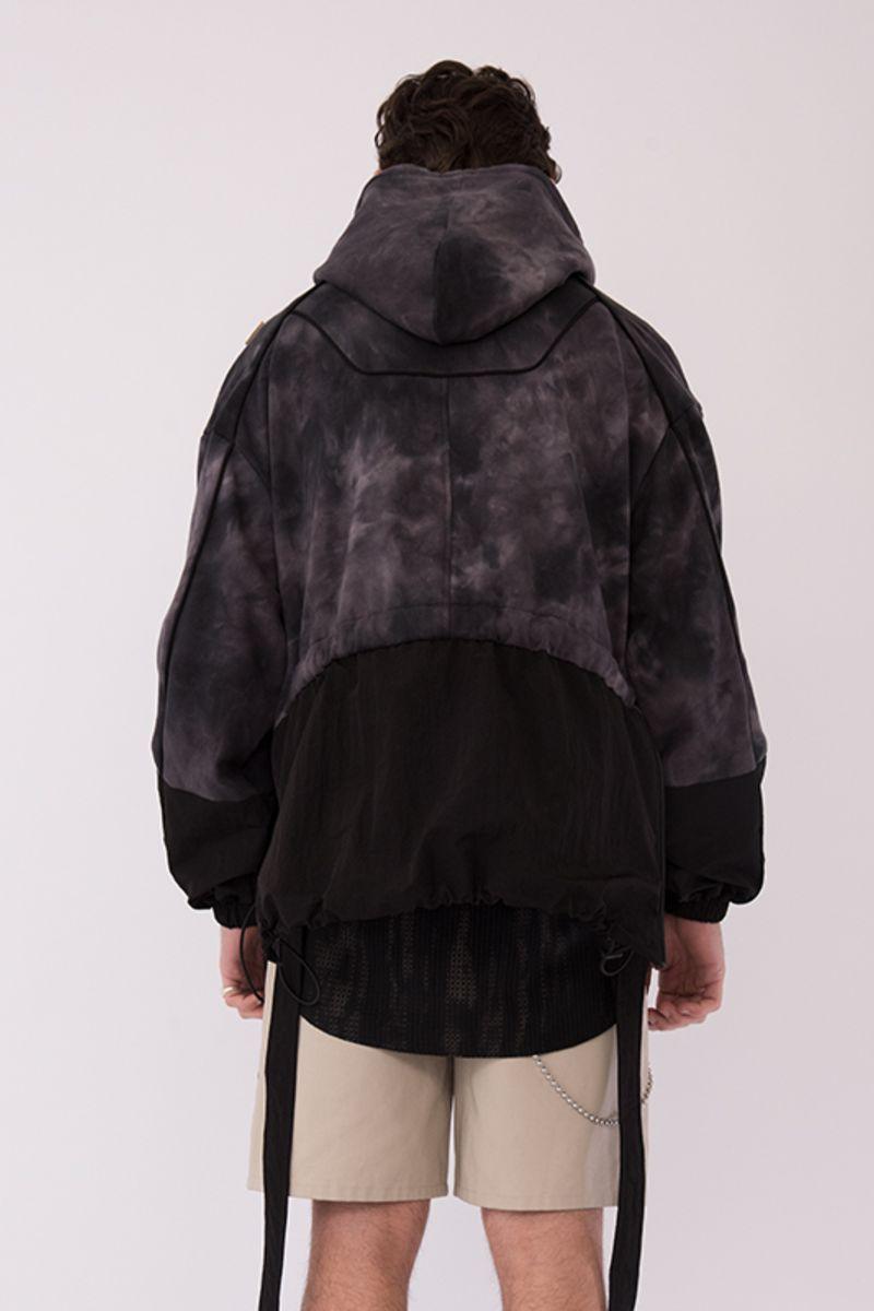 Empty Reference Split Washed Hoodie