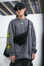 CZ Smile Washed Sweater