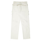 Empty Reference Milky Structure Trousers