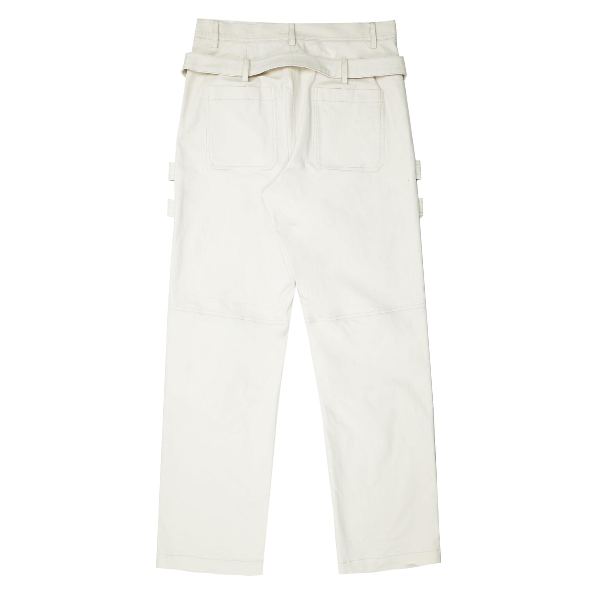 Empty Reference Milky Structure Trousers