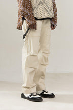 Empty Reference Milky Structure Trousers