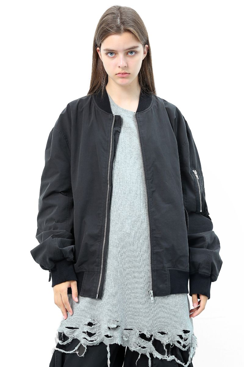 Unknown World MA1 Straps Bomber Jacket