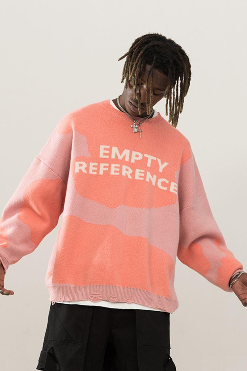 Empty Reference Logo Cashmere Sweater