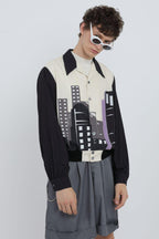 Mix7 Geometric Architectural L/S Shirt