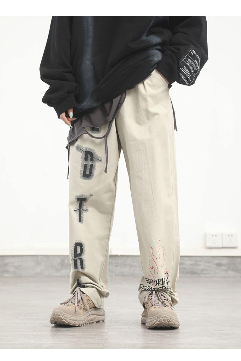 CZ ED Graffiti Straight Trousers