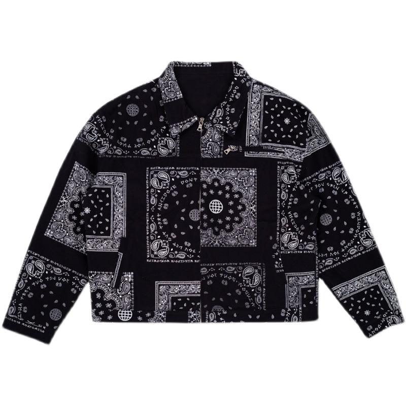 Bandana Loose Print Jacket - EU Only
