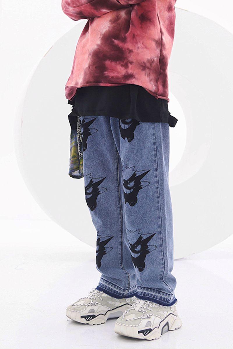 CZ Poke Printed Jeans