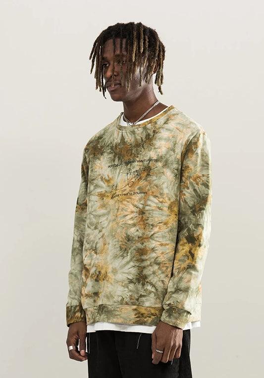 Empty Reference Tie-Dyed Logo Sweater