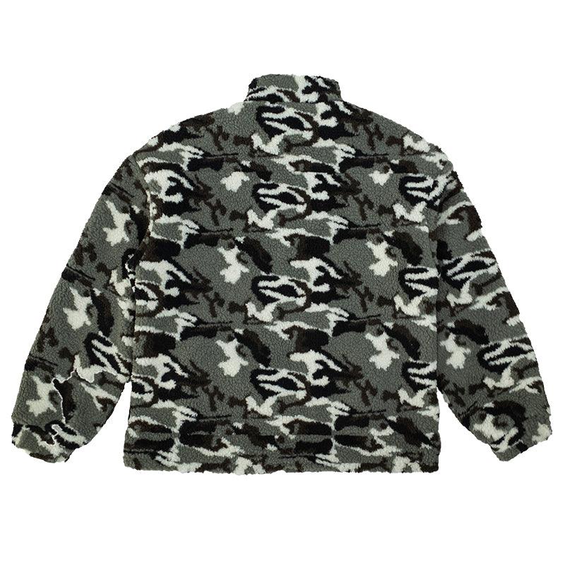 Empty Reference Camouflage Sherpa Jacket