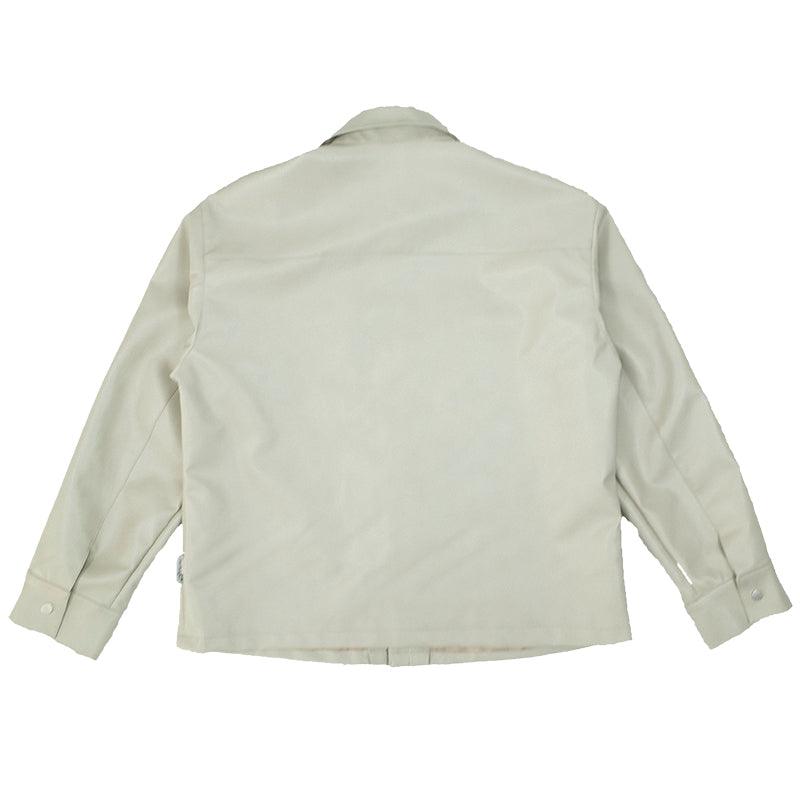 Empty Reference Apricot Leather Jacket