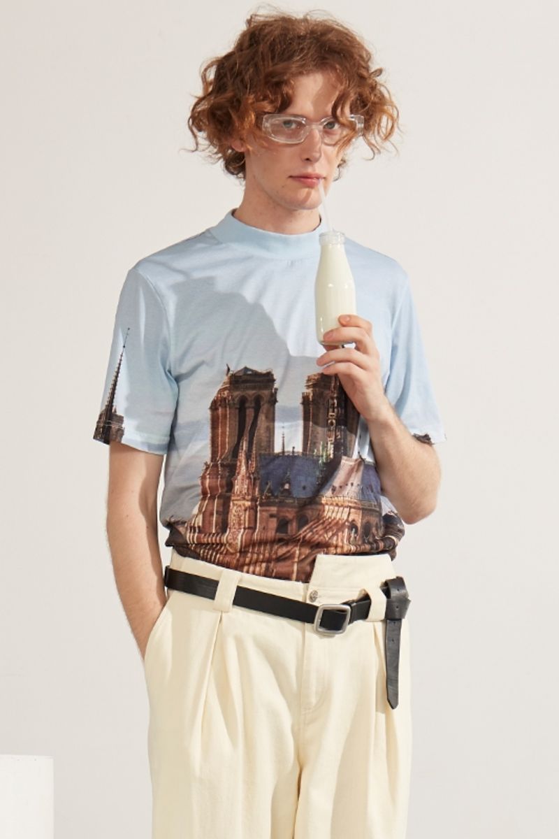 Mix7 Notre Dame Printed Tee