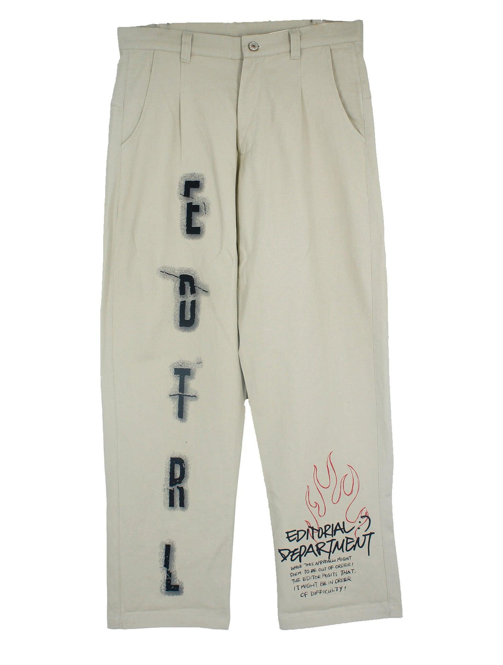 CZ ED Graffiti Straight Trousers
