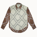 Empty Reference Beige Flowers L/S Shirt
