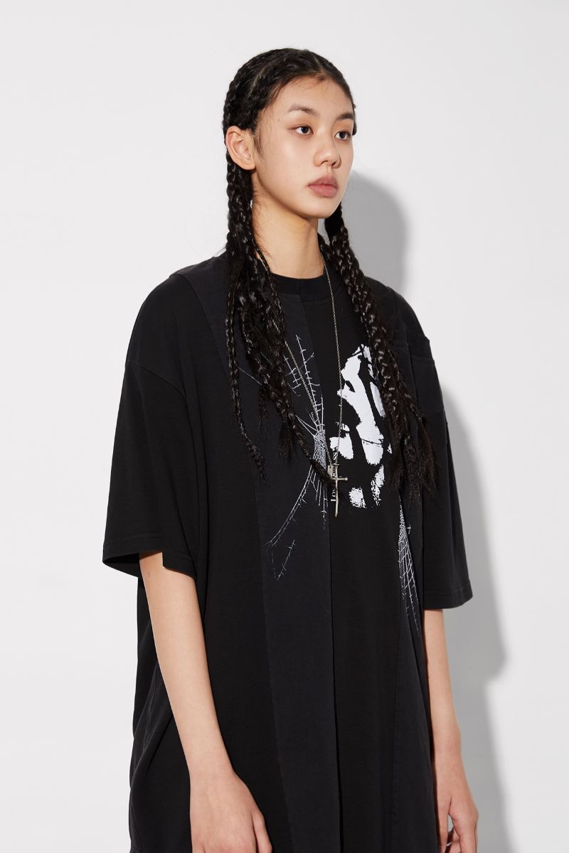 Unknown World Stitched Reconstructed Tee