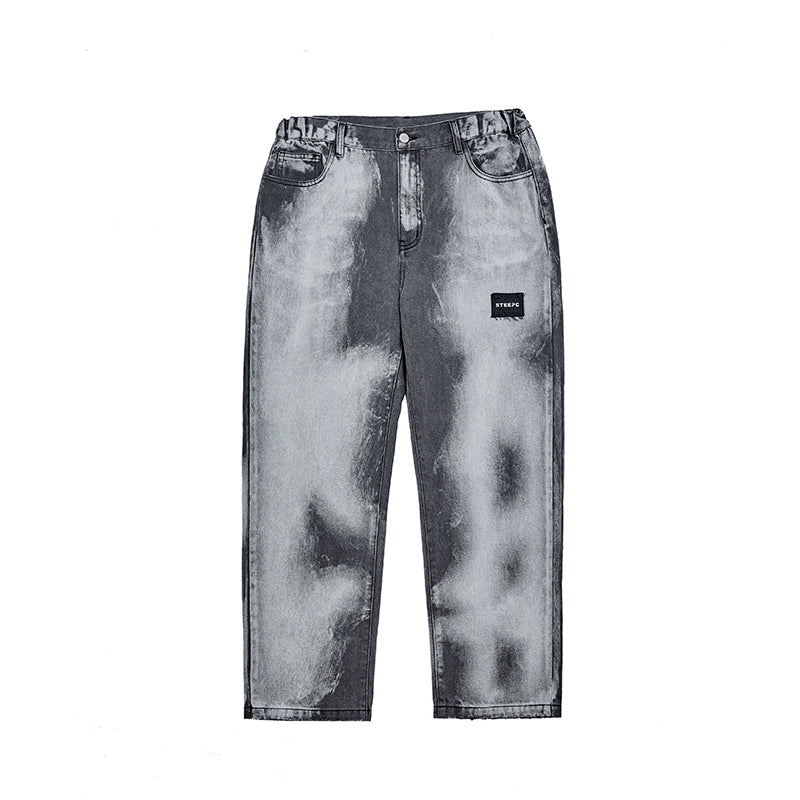 STEEPC Natural Washed Loose Jeans