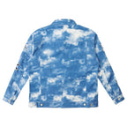 Empty Reference Clouds Tie Dyed Jeans Jacket