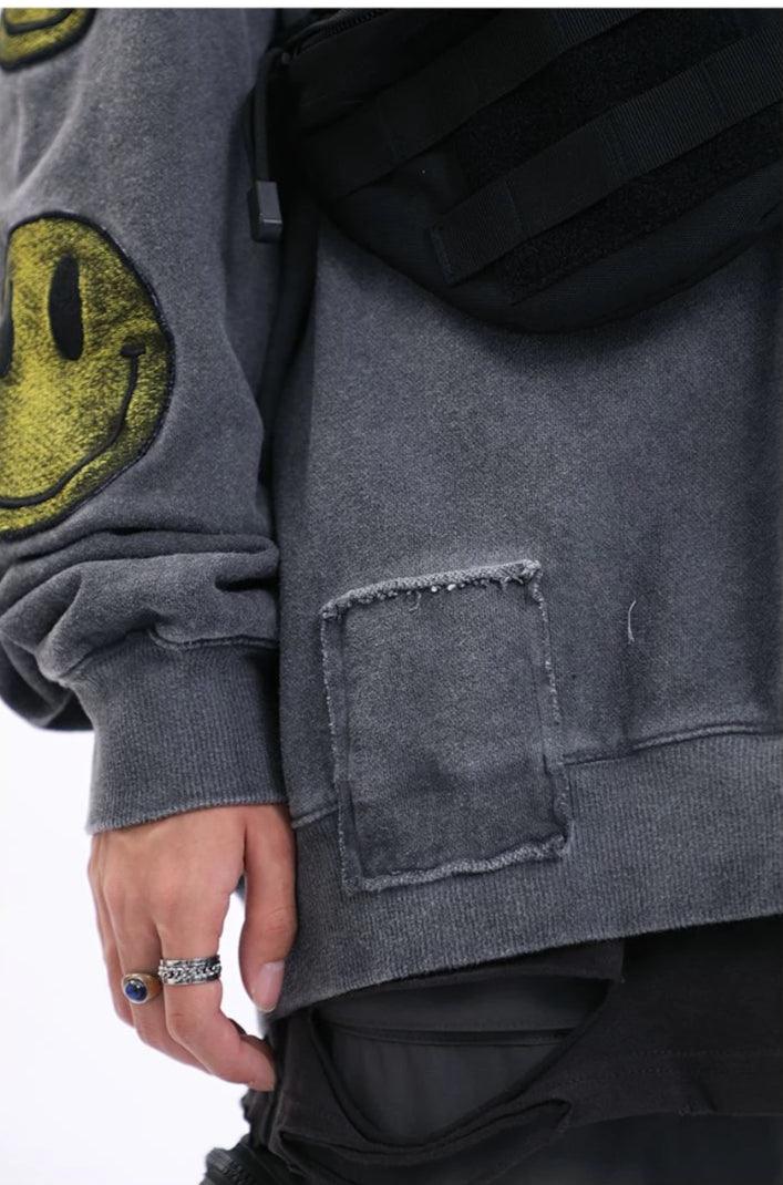 CZ Smile Washed Sweater