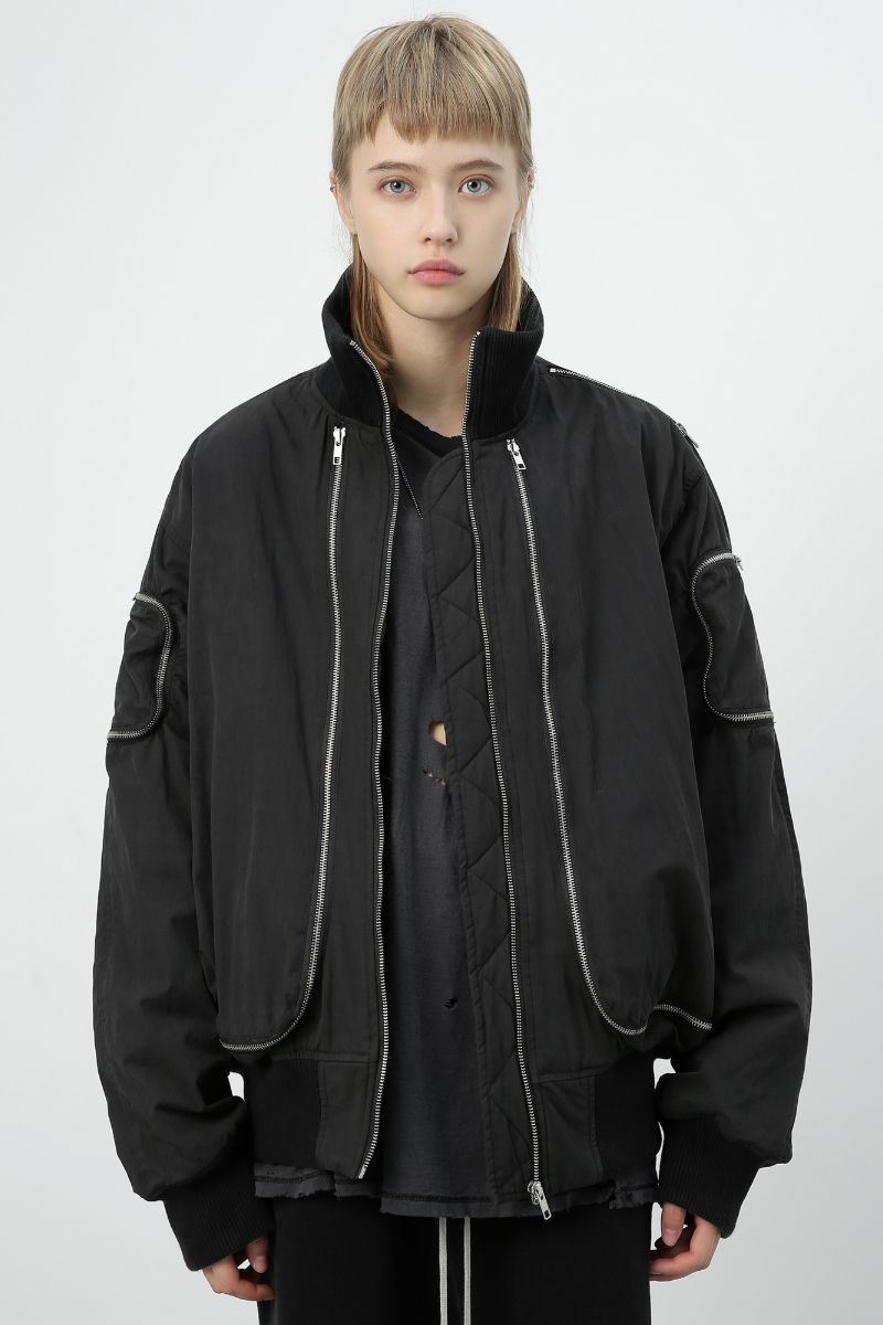 Unknown World Structure Zipper Jacket