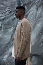 STEEPC Irregular Distressed Sweater